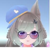【無料】ヘアピン付き自分が書いたアルパカ【VRChat】【FBX】