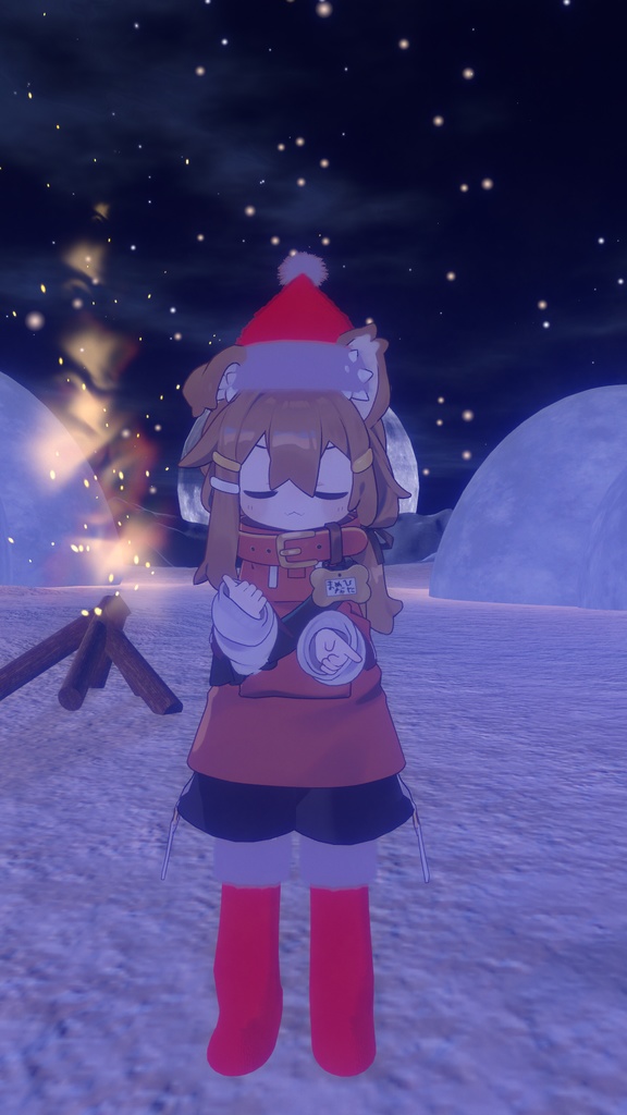 【無料】まめひなた専用 サンタ帽子&サンタブーツ