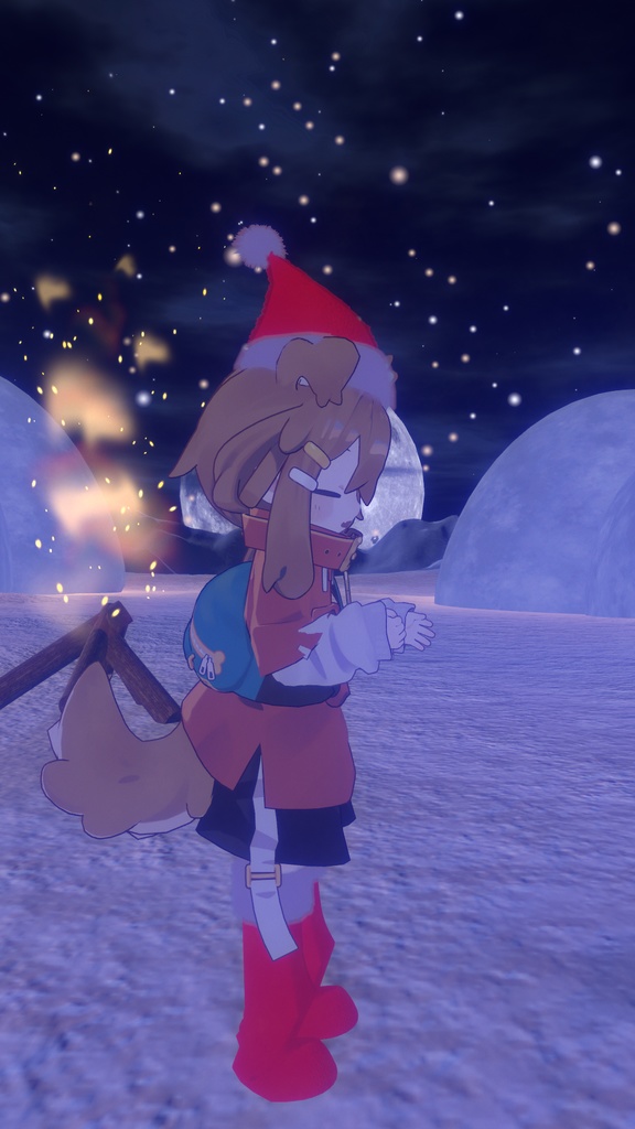 【無料】まめひなた専用 サンタ帽子&サンタブーツ