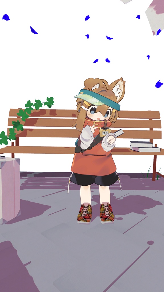 まめひなた専用 赤チェックのスニーカー