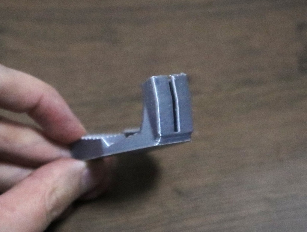 【stlデータ】マルイ製サイガ12K用マグリリース大型化パーツ【β版】