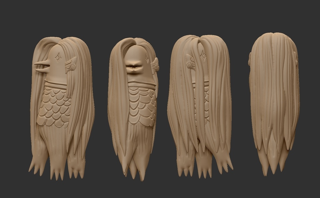 アマビエ様フィギュアレジンキット