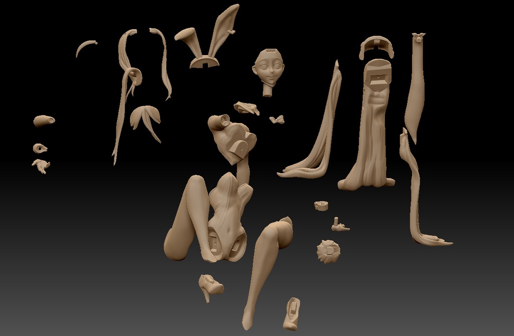 兎美ショーコお姉さん8分の1フィギュアデータ