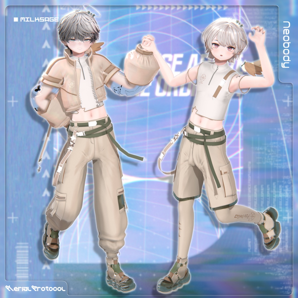 Aerial Protocol -Men's- 【9アバター対応】
