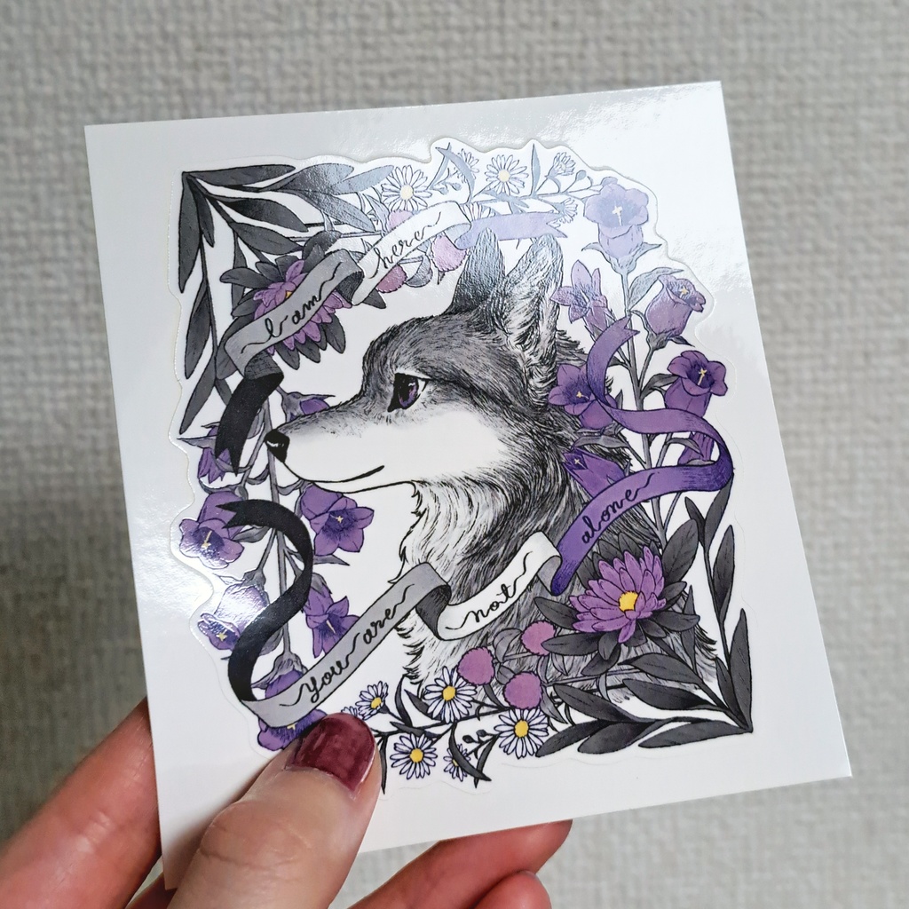 you are not alone_ACE ステッカー