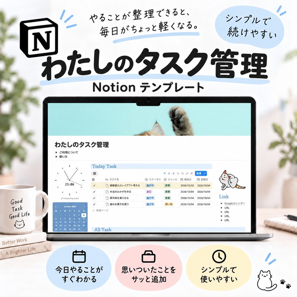 【Notion】わたしのタスク管理