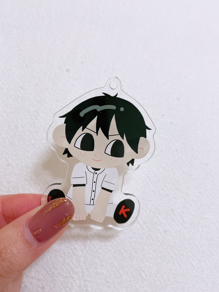 おお振り おすわりアクリルキーホルダー