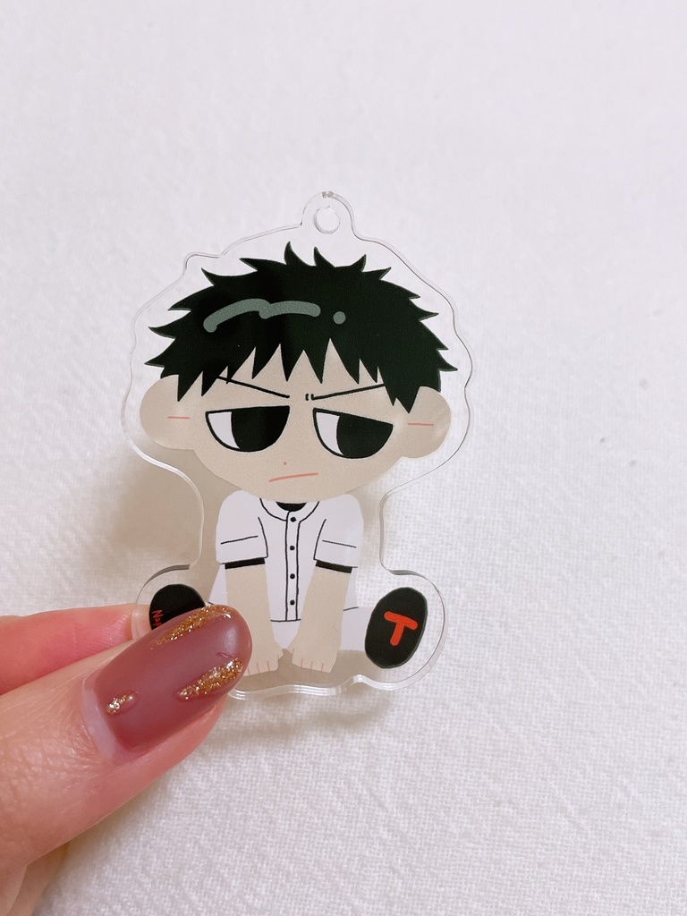 おお振り おすわりアクリルキーホルダー