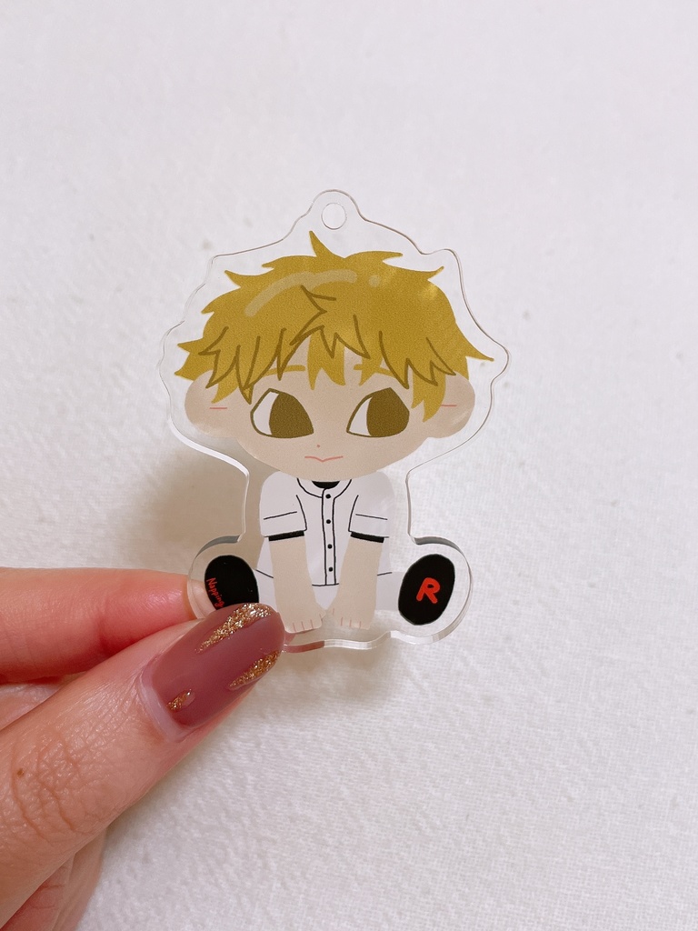 おお振り おすわりアクリルキーホルダー