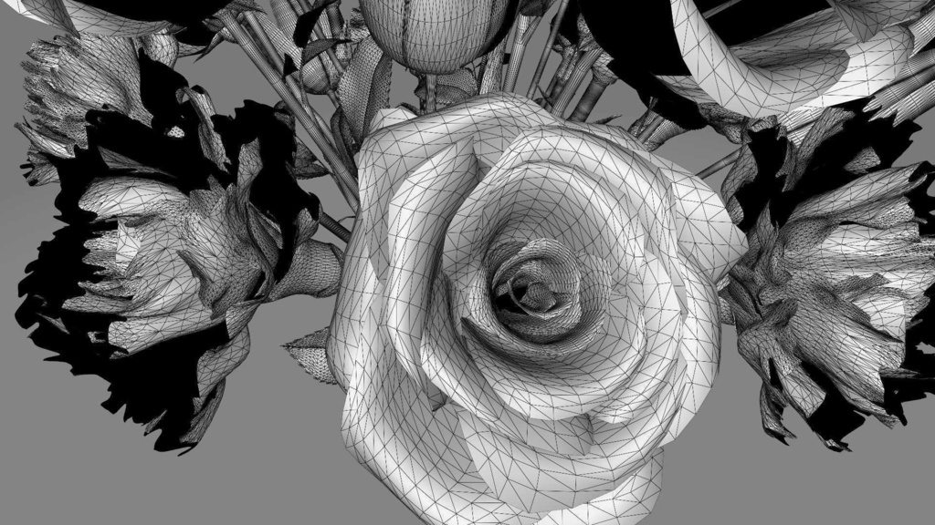 m62 Carnations, roses and tulips