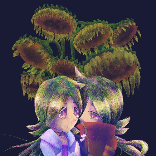 クリアiPhoneスマホケース:ふたりドッペル