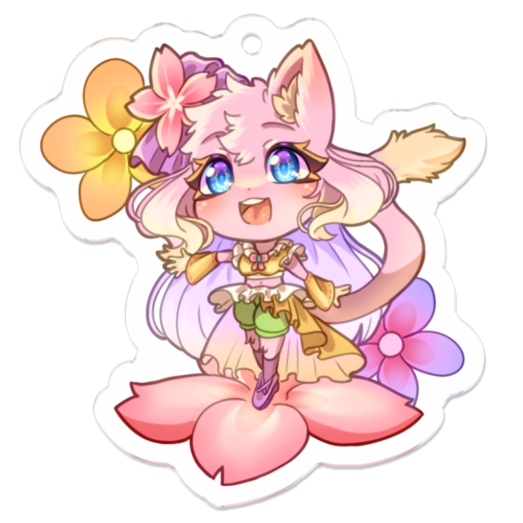 アクリルキーホルダー「フローナ」