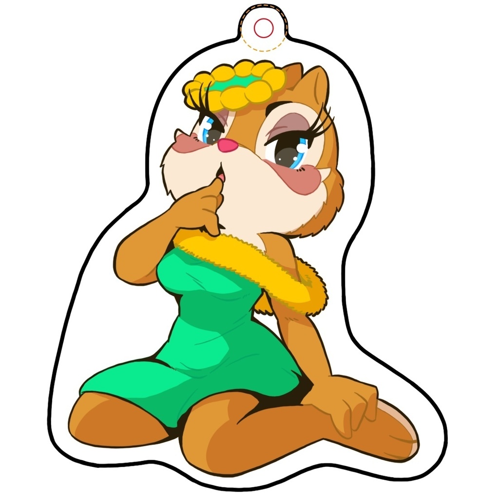 おすわりクラリス アクリルキーホルダー