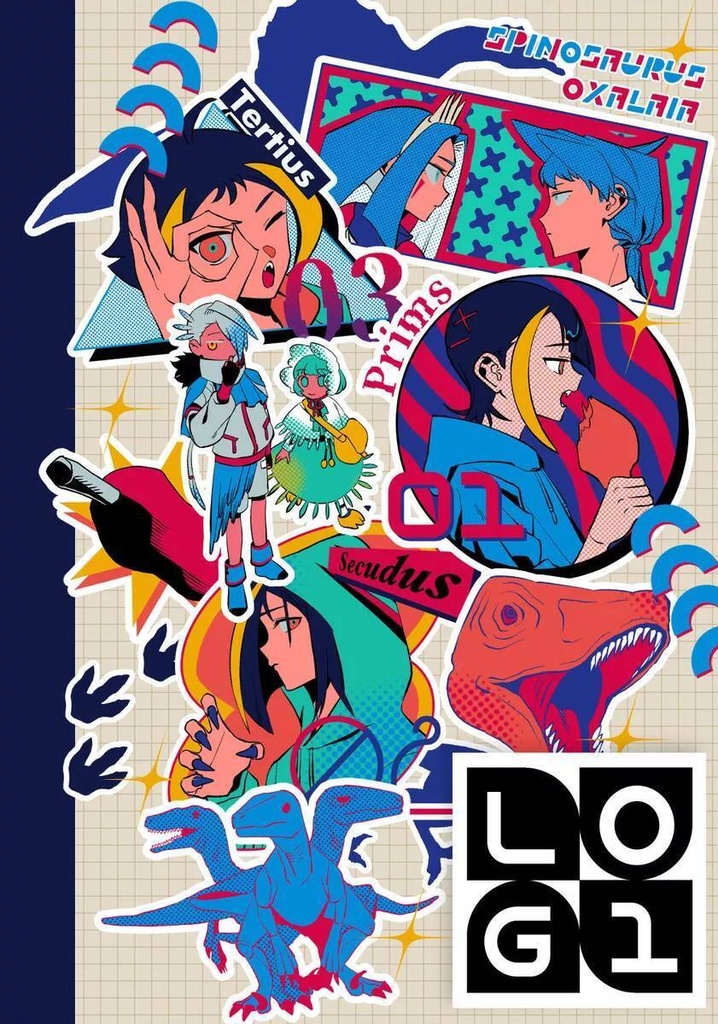 LOG1 dinosaur gijinka book