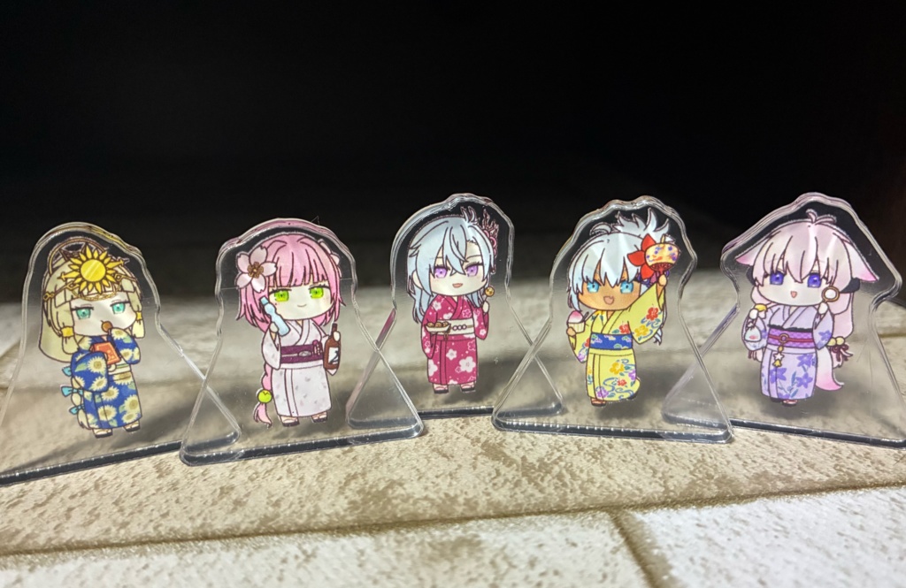 龍ファク浴衣ミニアクスタ