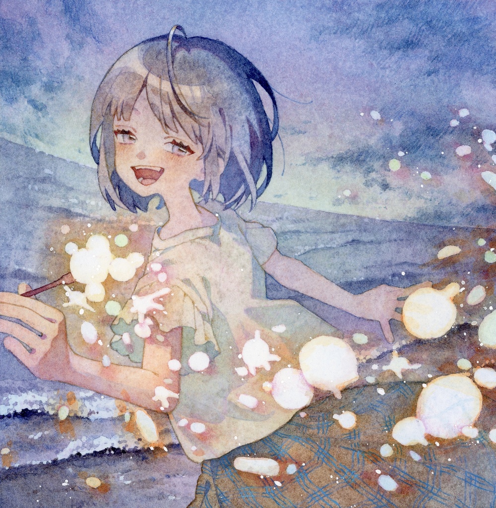 フレームレス原画「7:00 PM」
