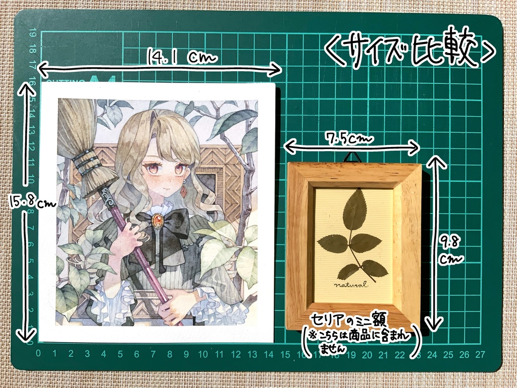 フレームレス原画「風化」