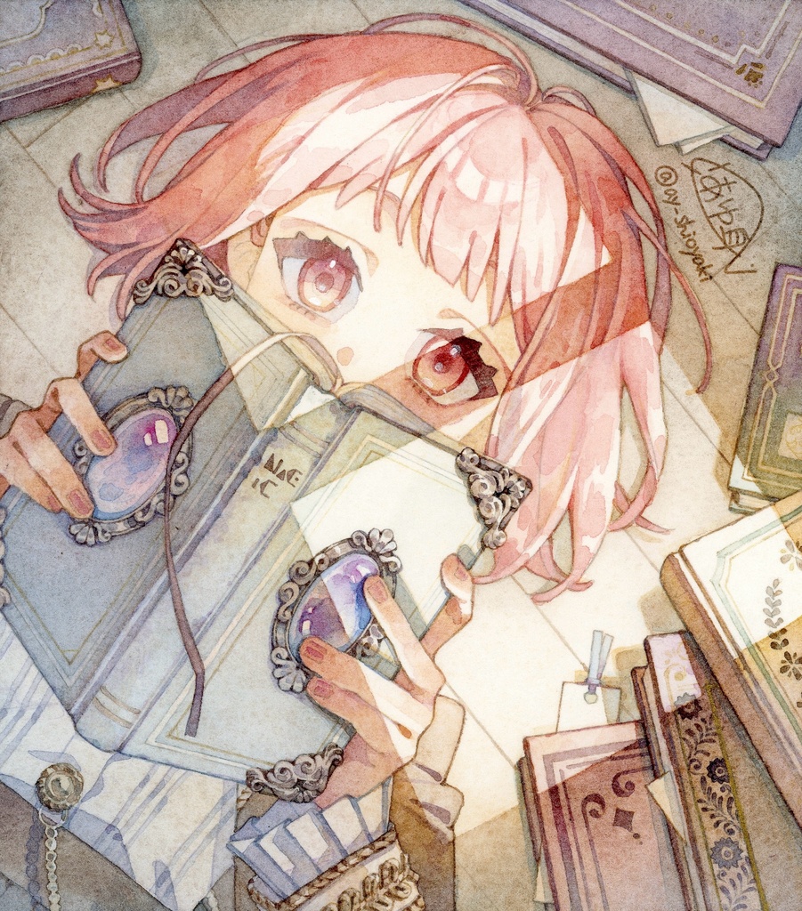 フレームレス原画「サボり魔」