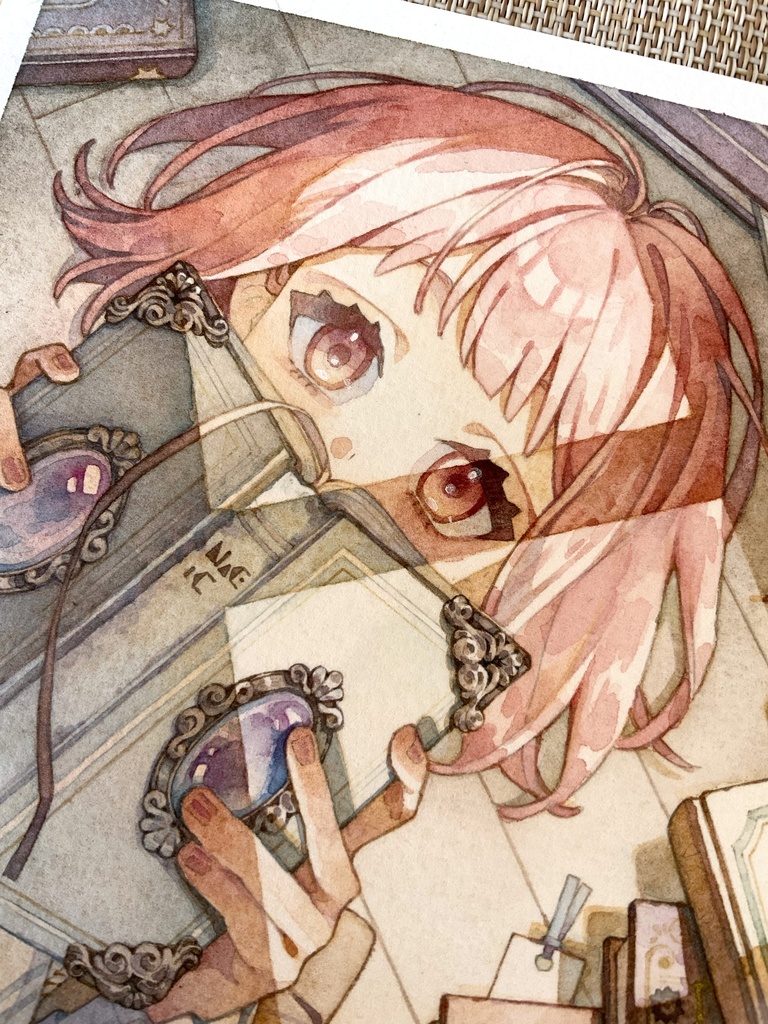 フレームレス原画「サボり魔」