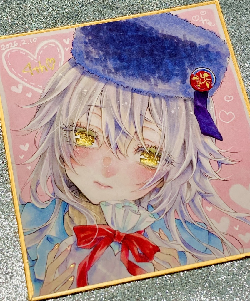 直筆色紙　シャルロッタ