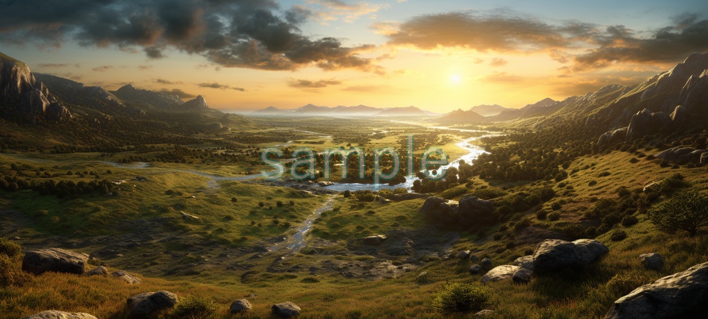 【背景素材】平原3種（ファンタジー）［008］