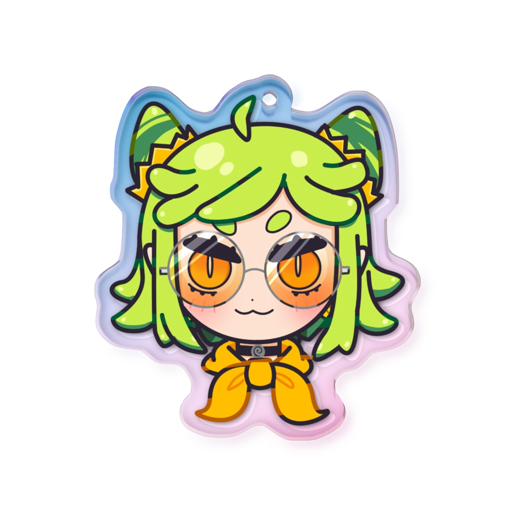 ヒエキあくりるキーホルダー(顔)
