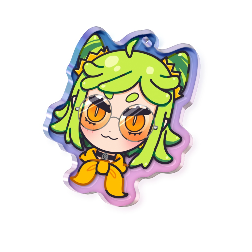 ヒエキあくりるキーホルダー(顔)