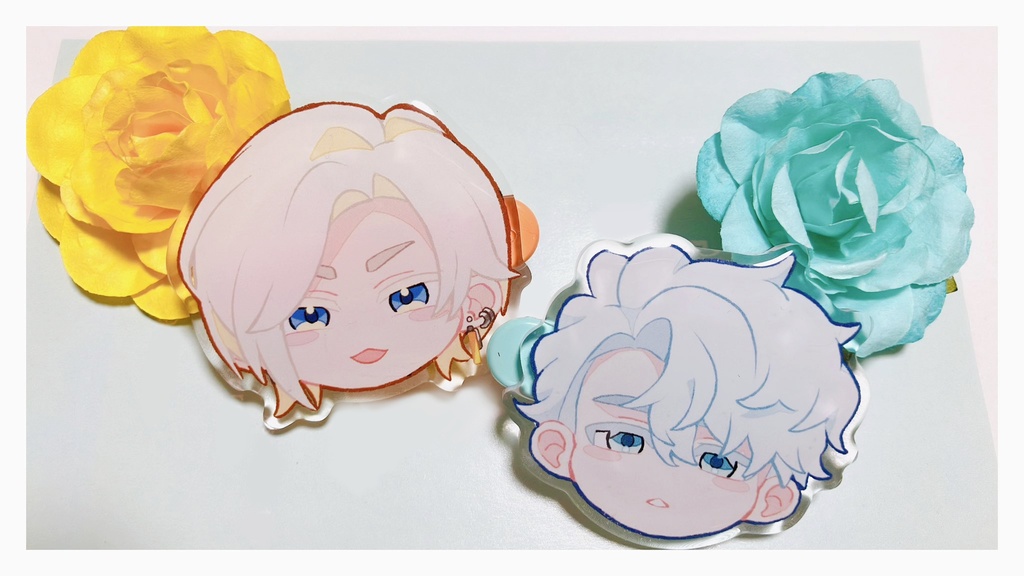 うかい派アクリルヘアクリップセット