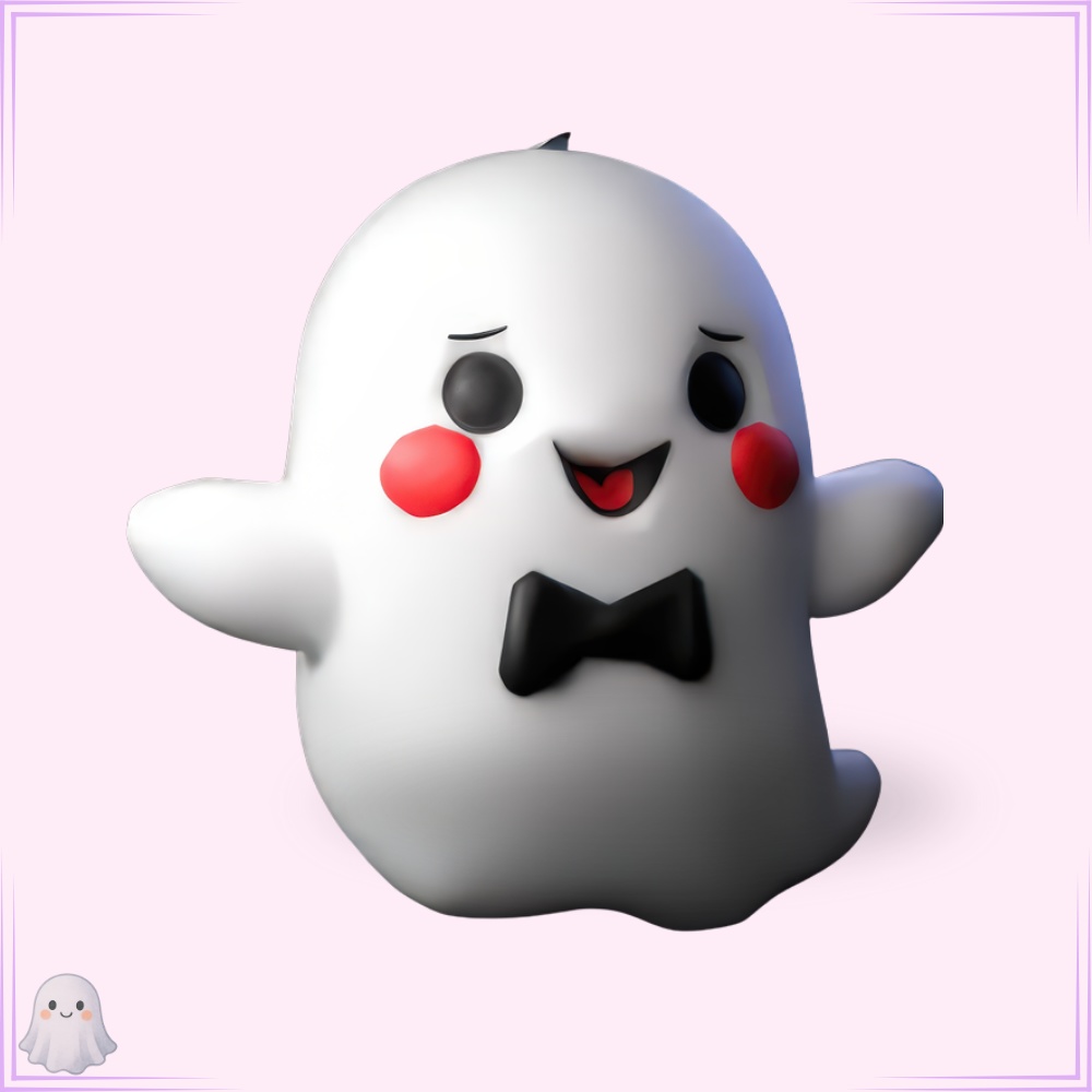 ☕👻 Ghost Café 3D Props Pack — ゴーストカフェ・3Dプロップセット