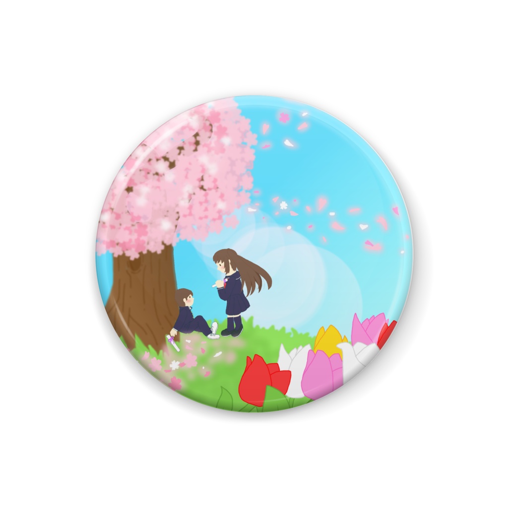 想い桜の下で