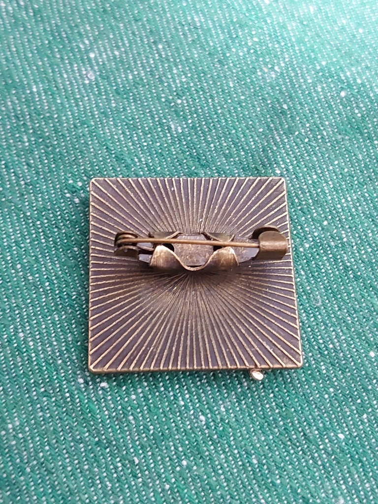 【ブローチ】雪道歩く時の中で