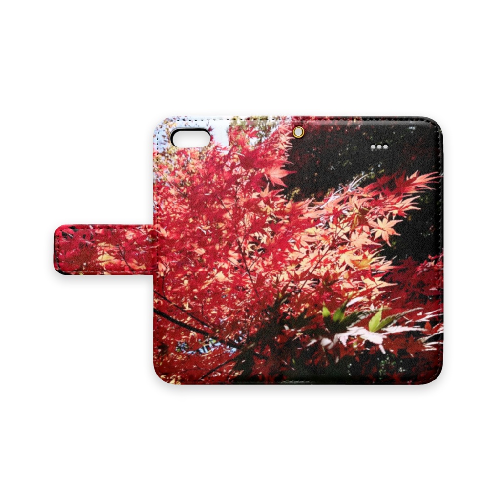咲き誇る紅葉 iPhoneケース