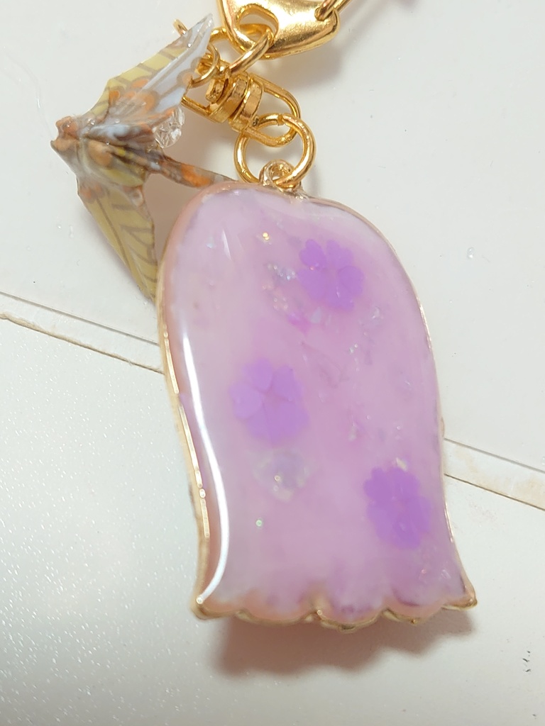 【キーホルダー】アマビエの祈りをのせてC