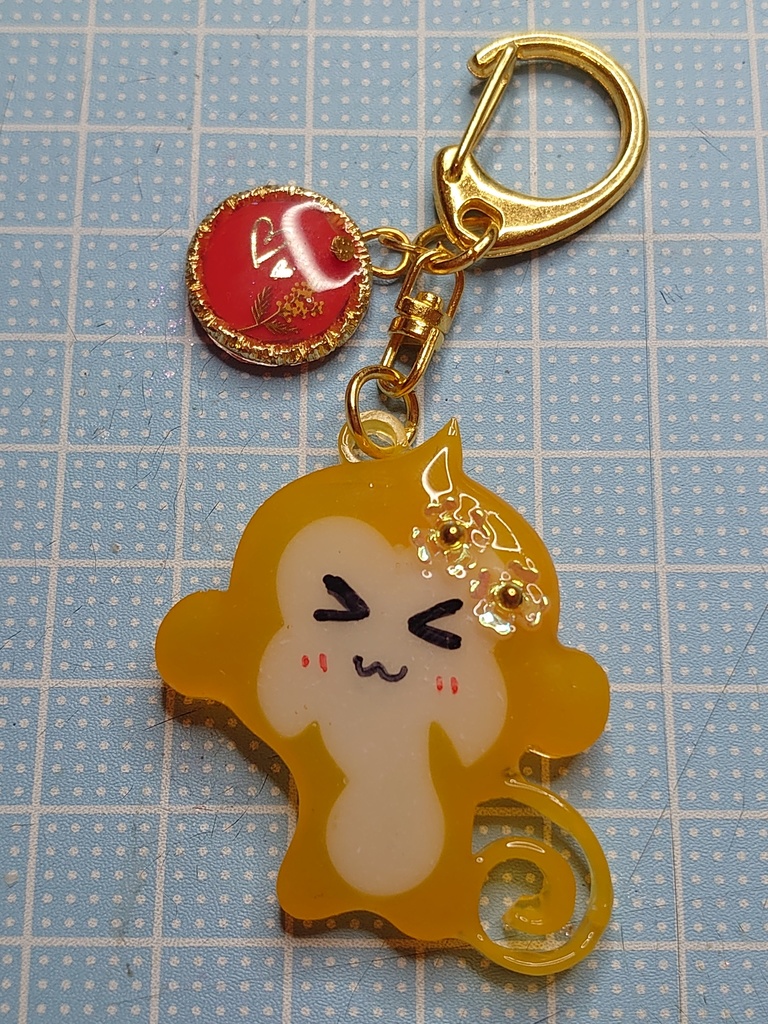 【キーホルダー】おさるさん(金木犀イメージ)
