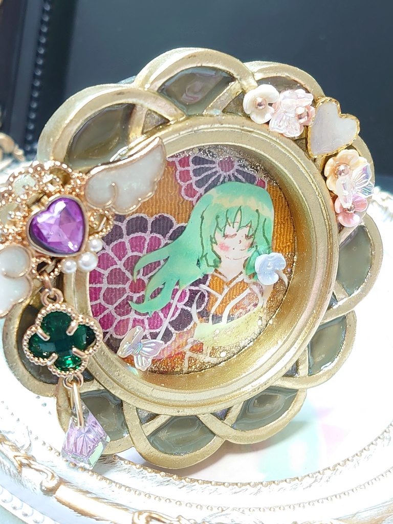 【ミニ額縁】和服少女