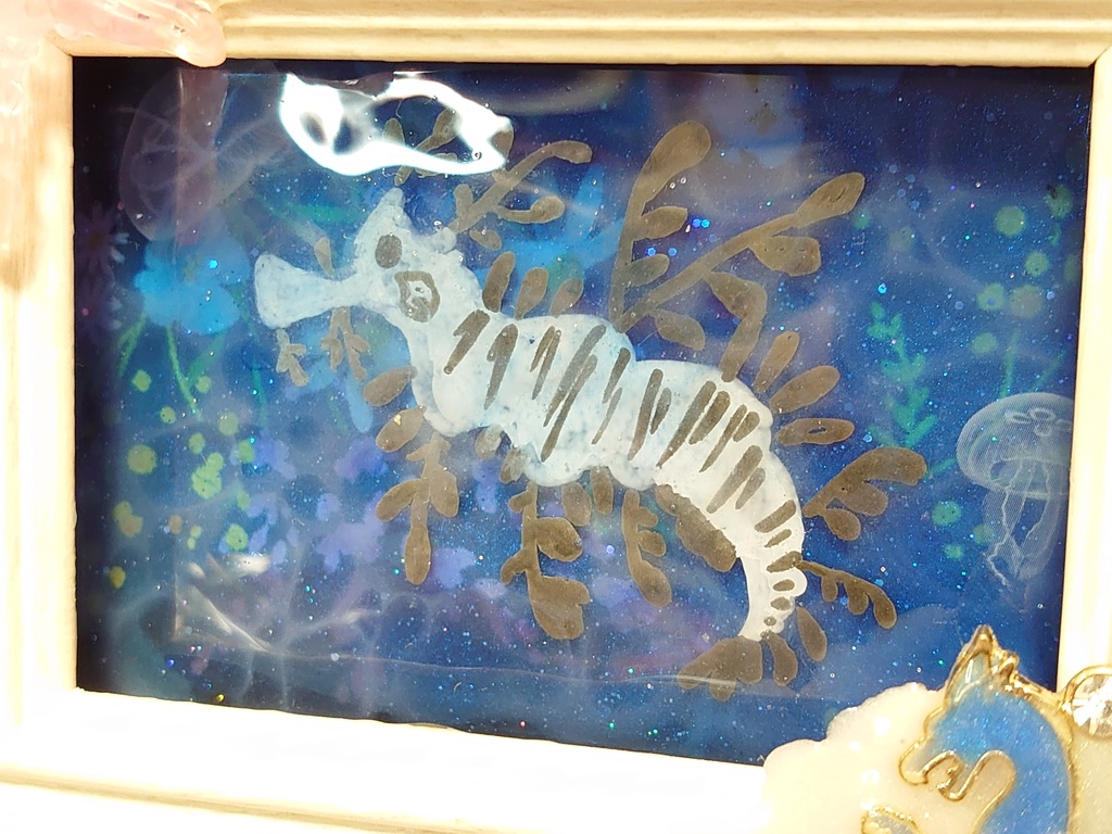 額縁作品:リーフィーシードラゴン