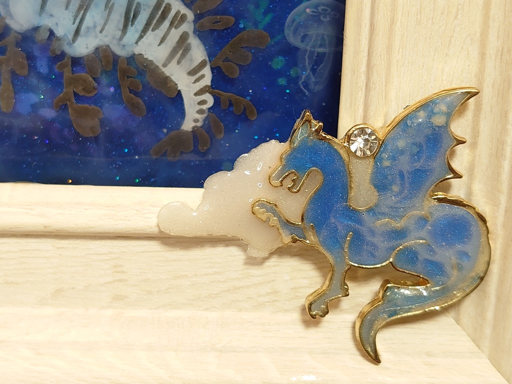 額縁作品:リーフィーシードラゴン