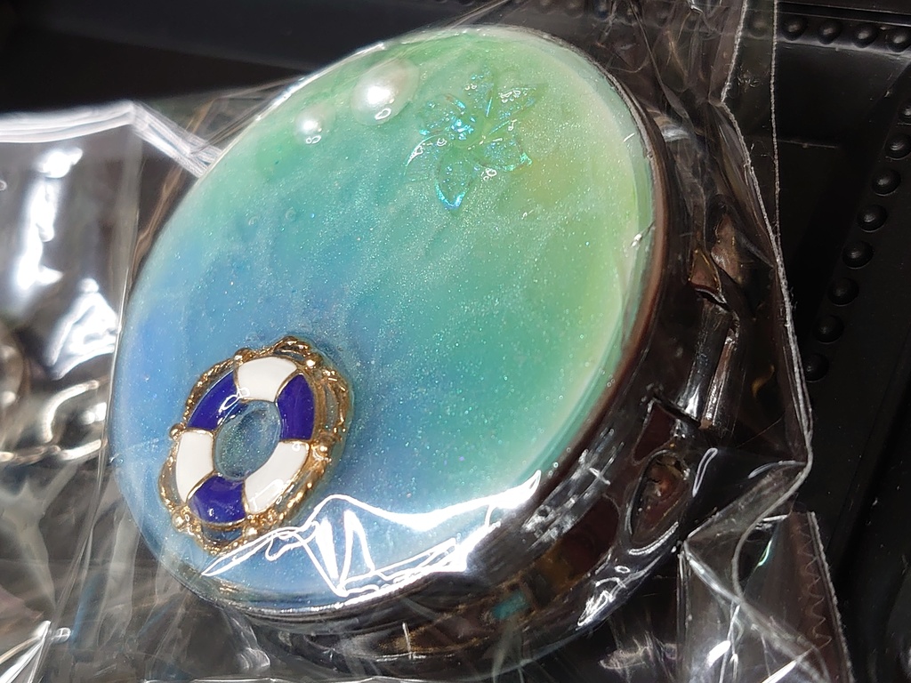 マリン携帯灰皿キーホルダー(ブルー)