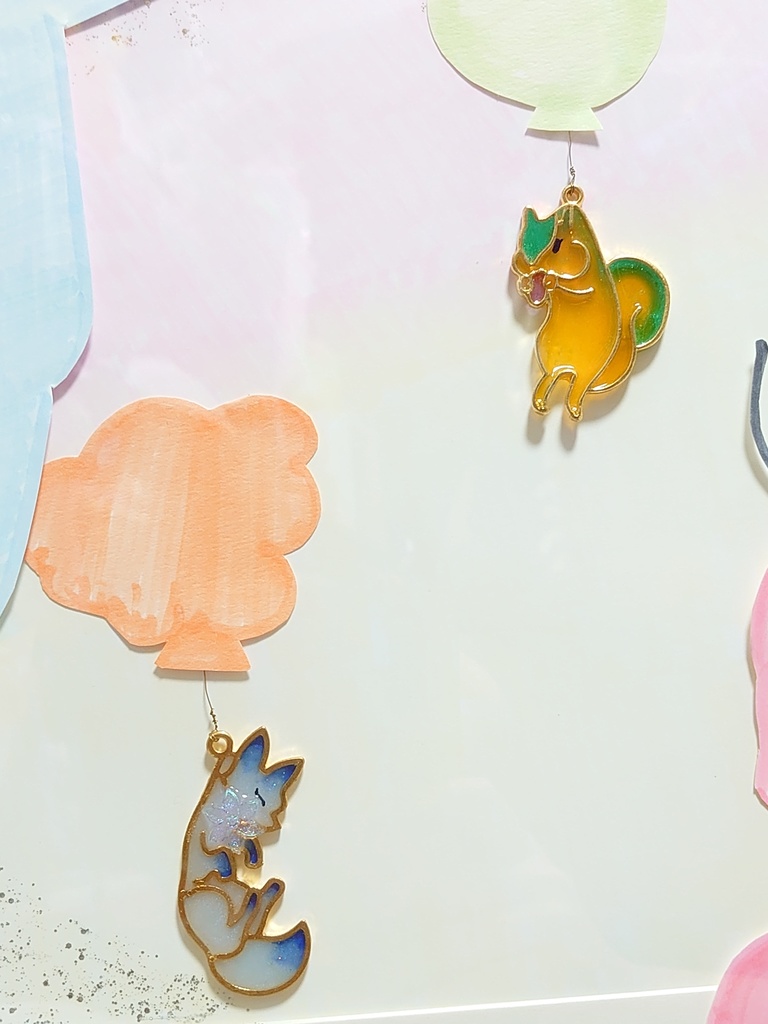 yumeかわ くまとたぬき 大額縁