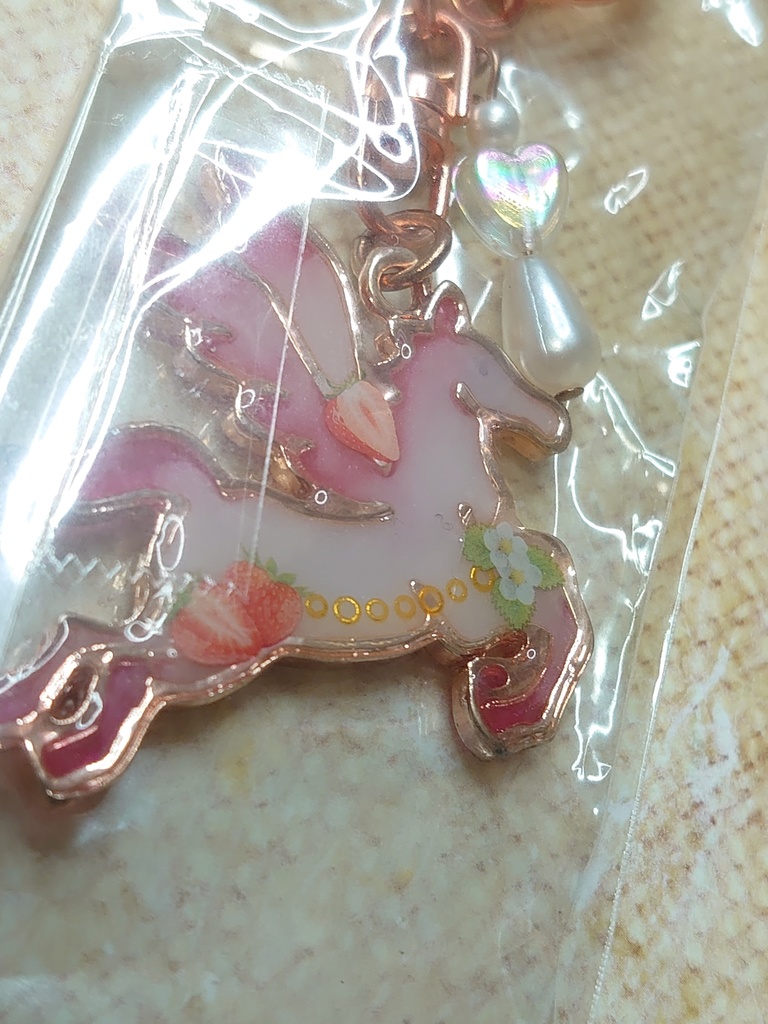 ストロベリーペガサス バックチャーム
