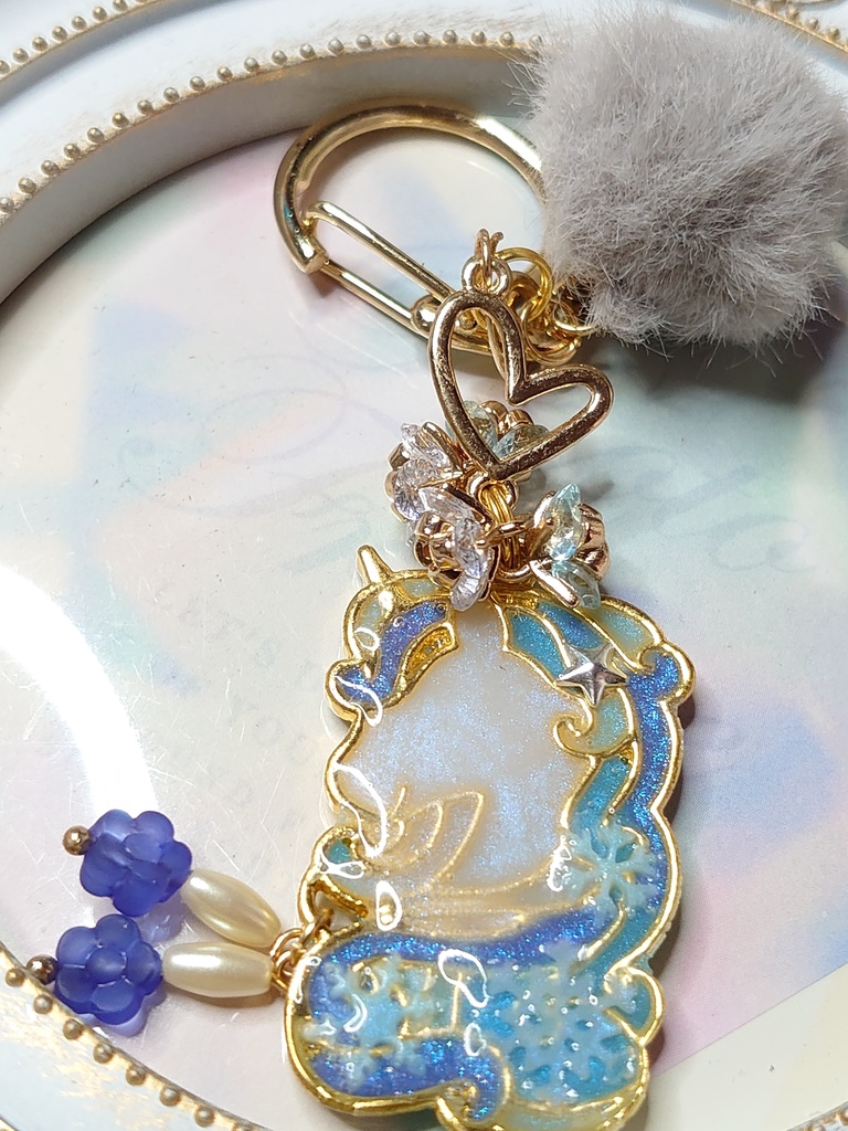winterユニコーン キーホルダー(NEWVer.)