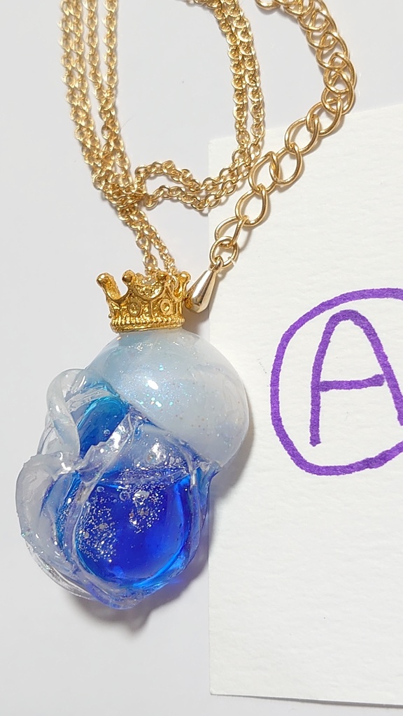 海月と雫のネックレス(男女兼用)