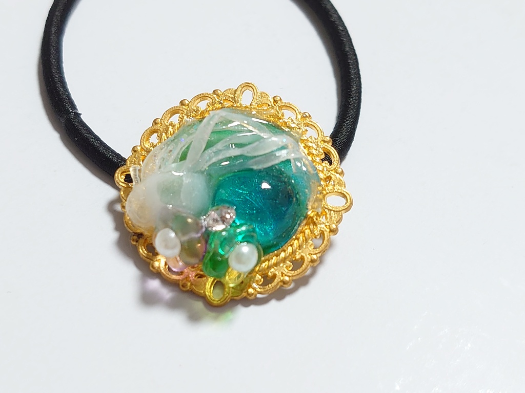 海とくらげヘアゴム