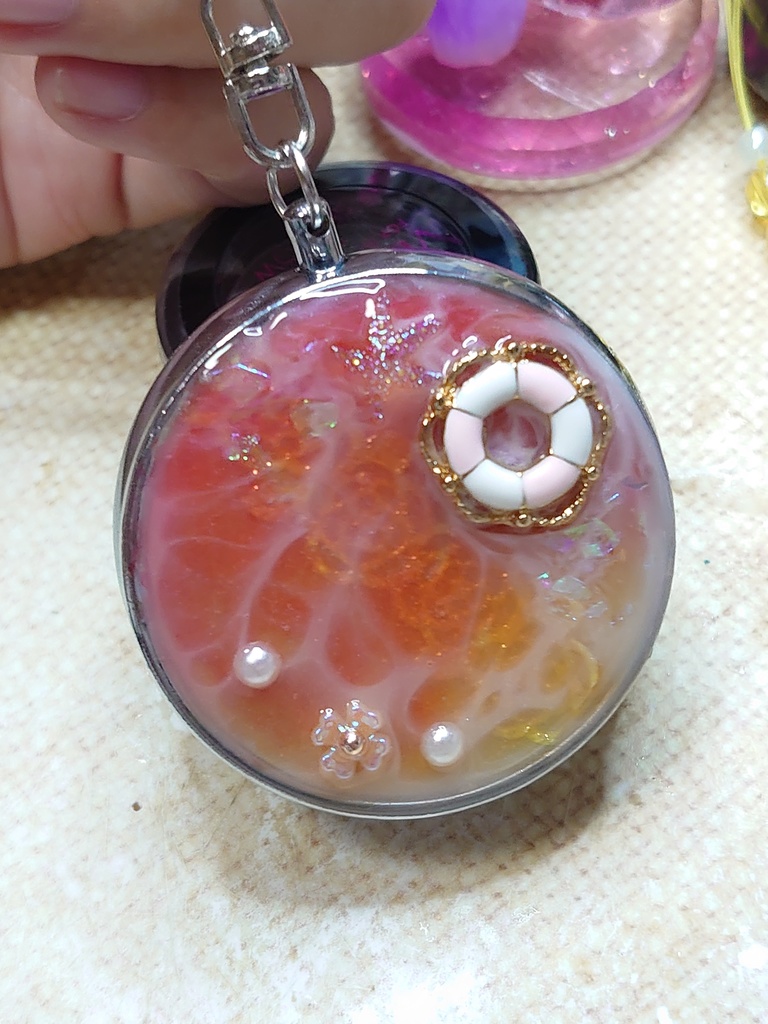 海の携帯灰皿キーホルダー 2023ver.(小物入れの利用可)