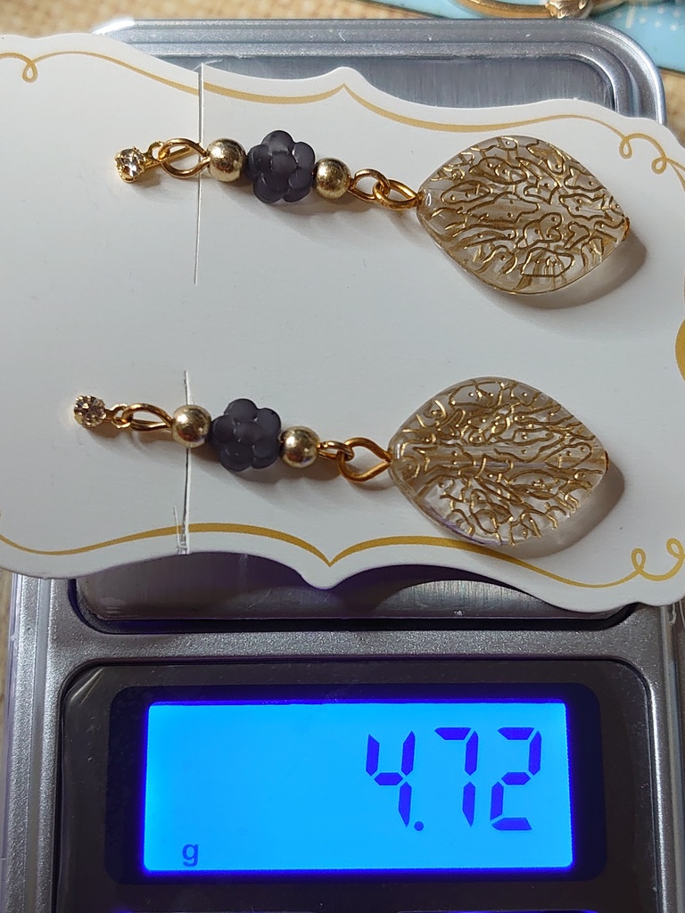 チェコビーズ イヤリング