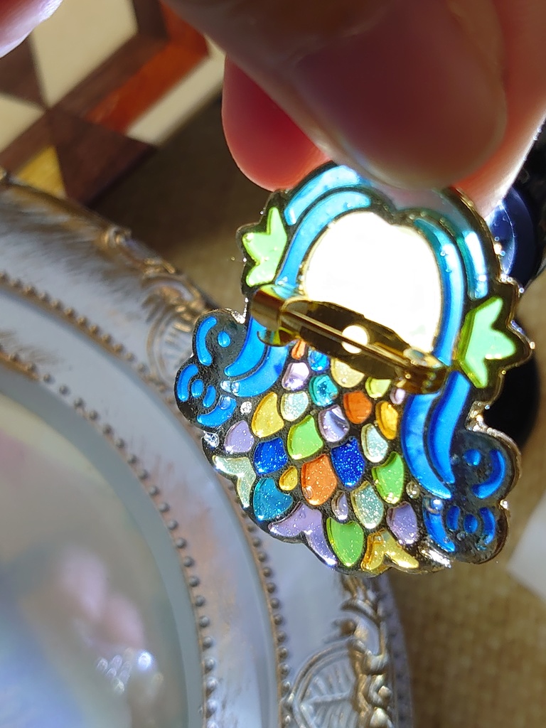 アマビエ様 ブローチ