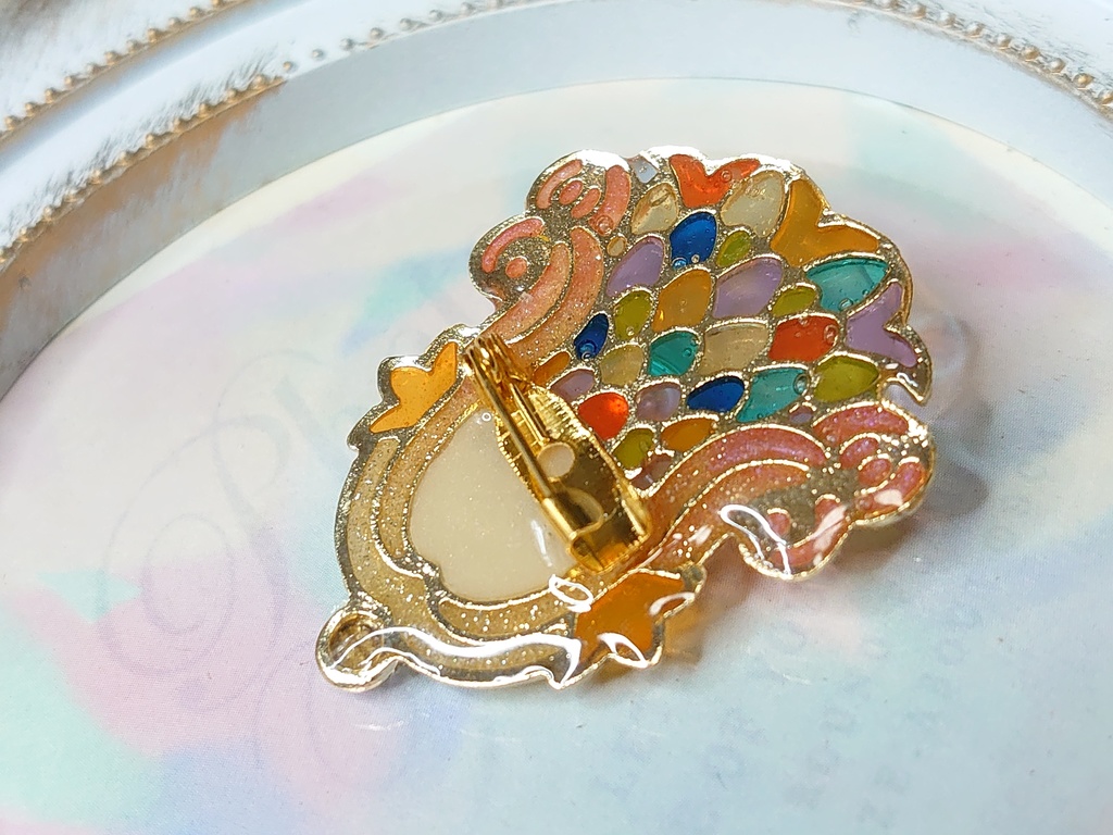 アマビエ様 ブローチ