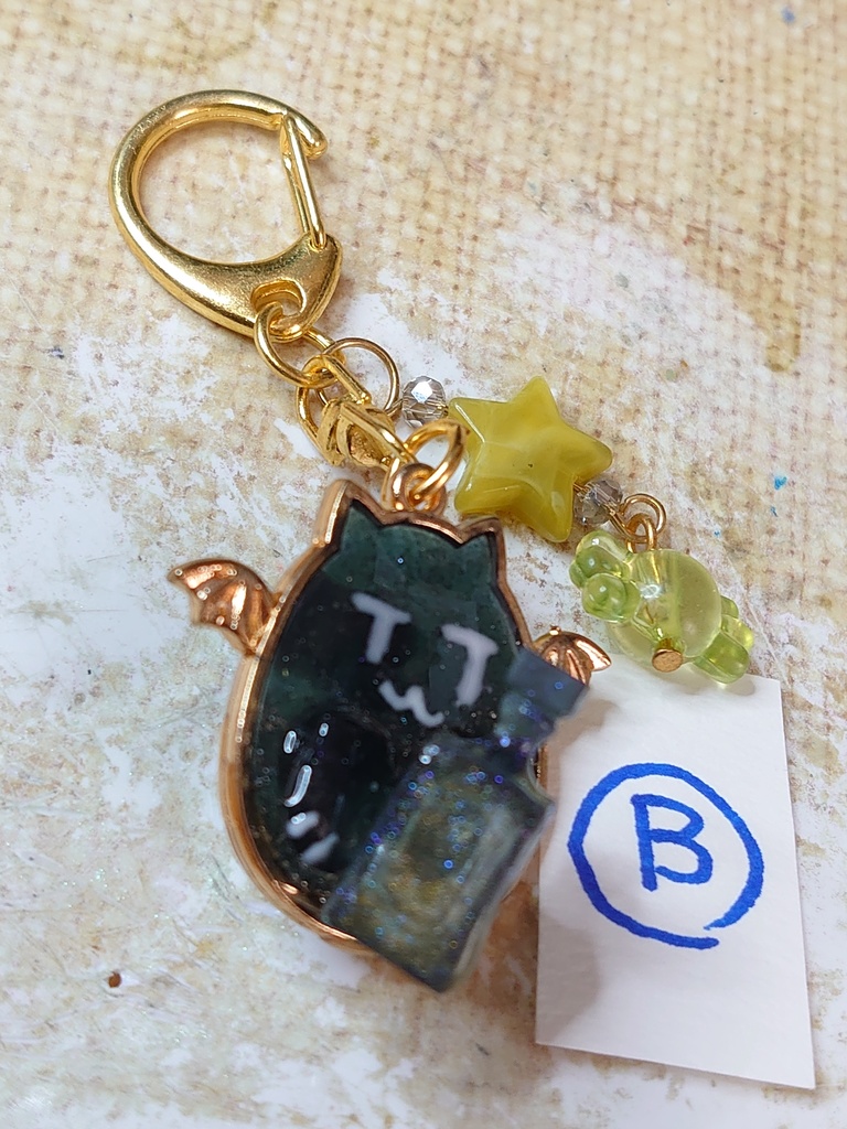 【キーホルダー】Trick or Treat~酒をくれないとイタズラするにゃ!~