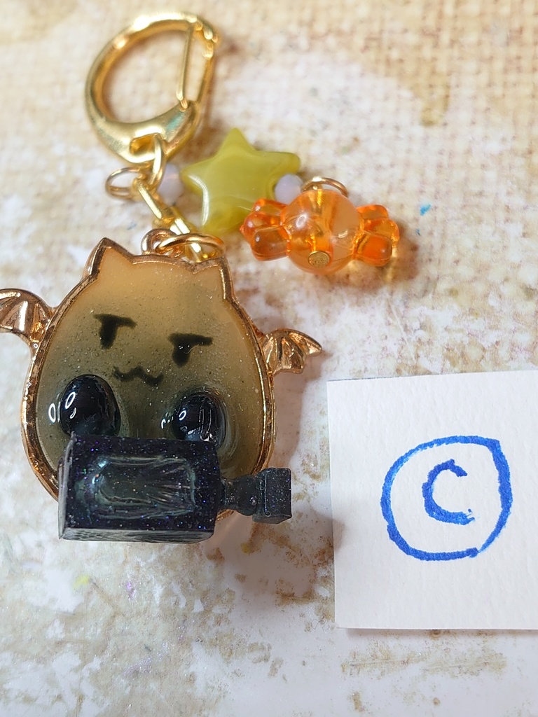 【キーホルダー】Trick or Treat~酒をくれないとイタズラするにゃ!~