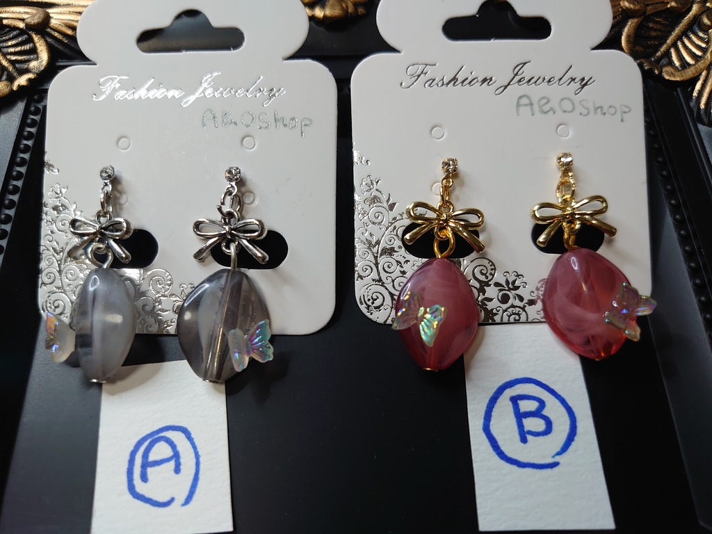 みずみずしい果実イヤリング